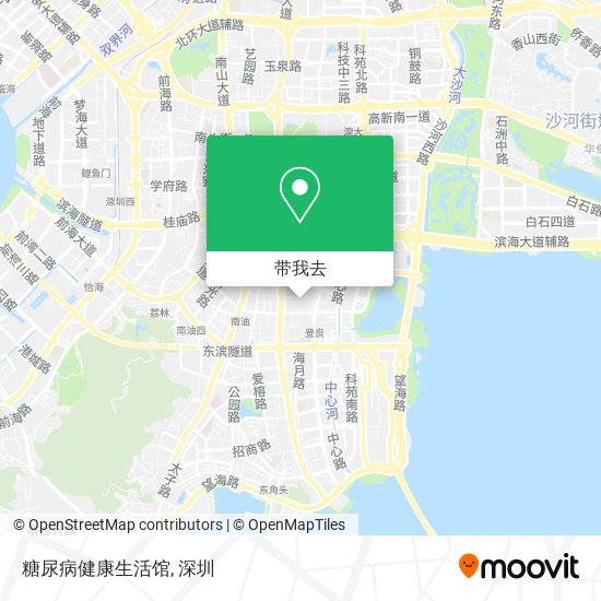 糖尿病健康生活馆地图