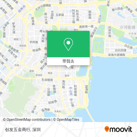 创发五金商行地图