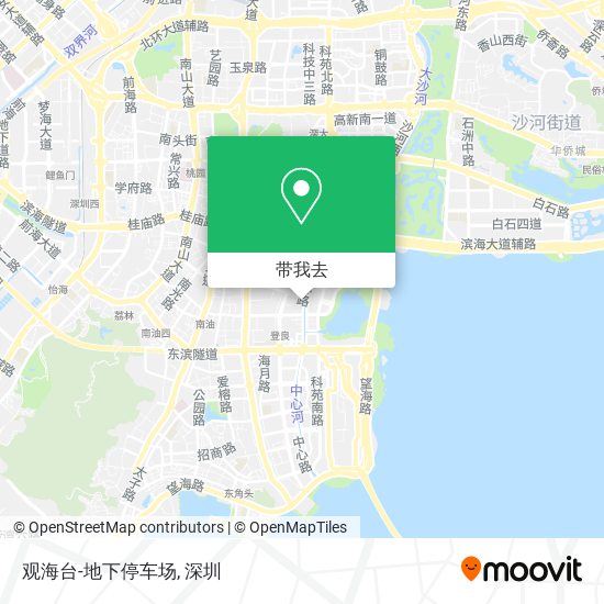 观海台-地下停车场地图
