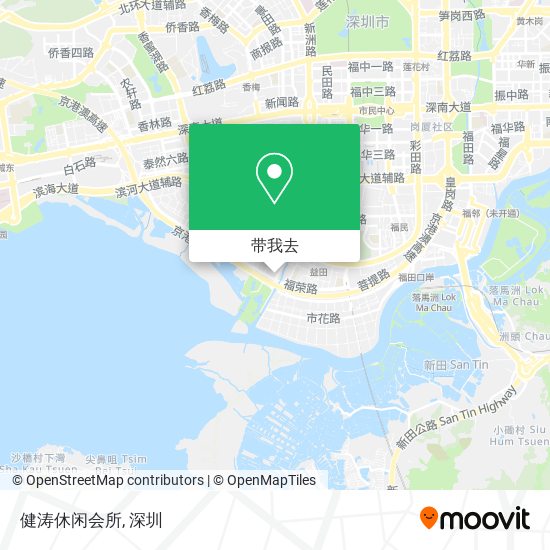 健涛休闲会所地图