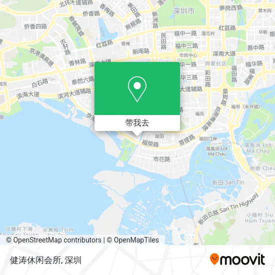 健涛休闲会所地图