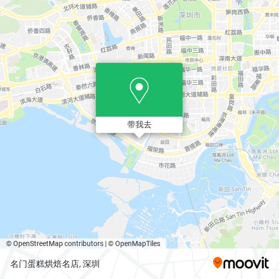 名门蛋糕烘焙名店地图