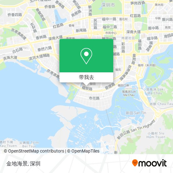 金地海景地图