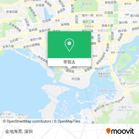 金地海景地图