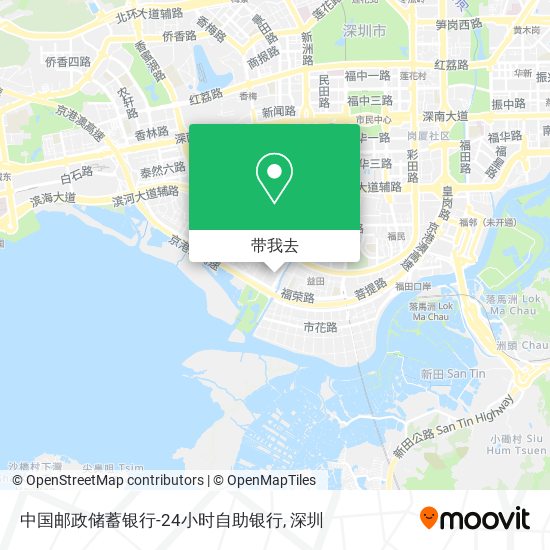 中国邮政储蓄银行-24小时自助银行地图