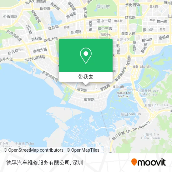 德孚汽车维修服务有限公司地图