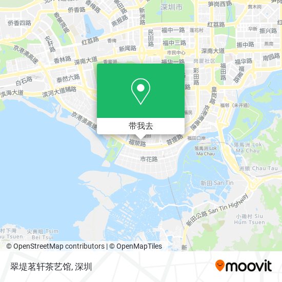 翠堤茗轩茶艺馆地图