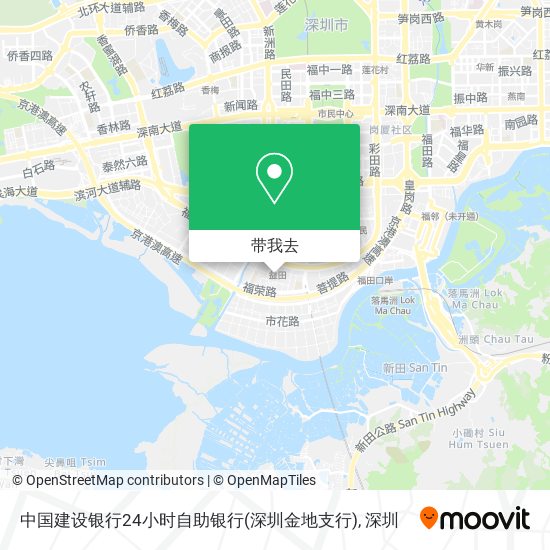 中国建设银行24小时自助银行(深圳金地支行)地图