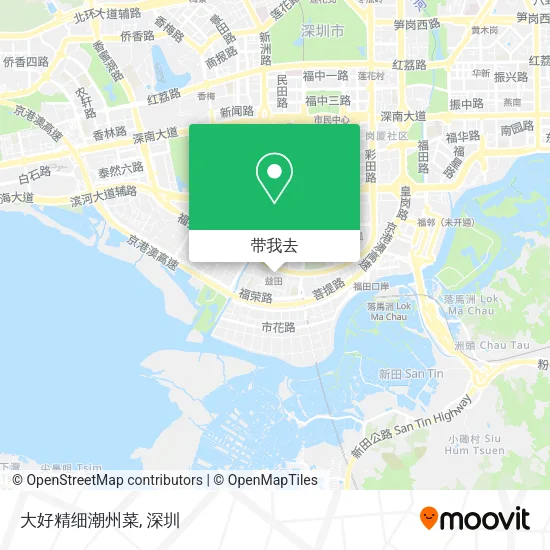 大好精细潮州菜地图