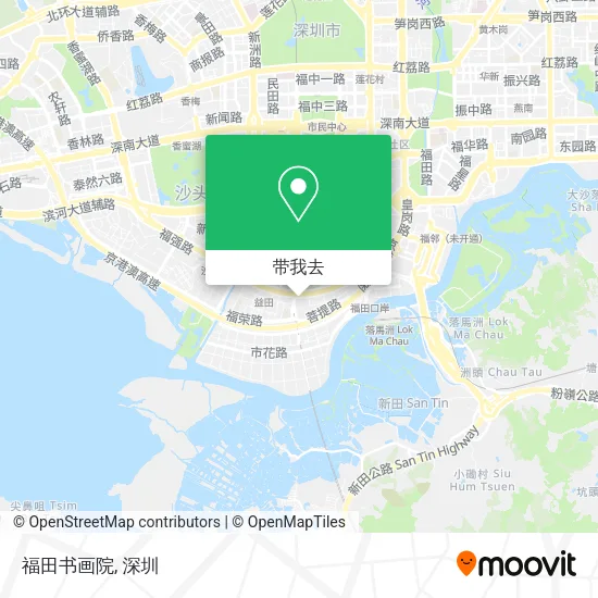 福田书画院地图