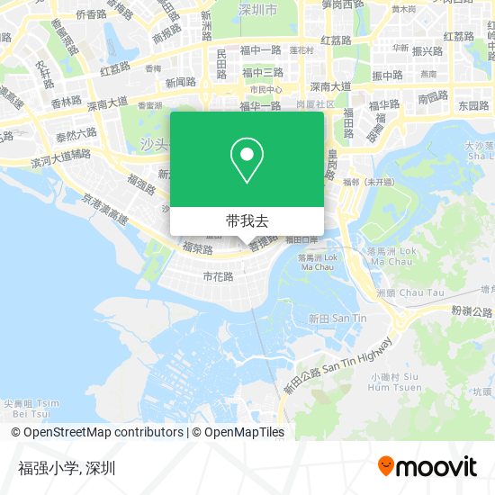 福强小学地图