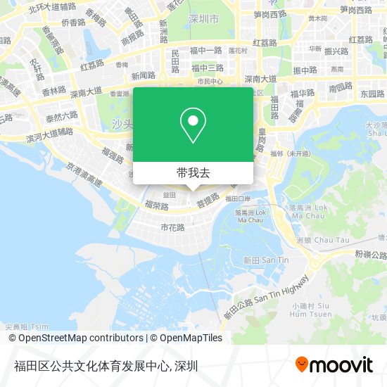 福田区公共文化体育发展中心地图