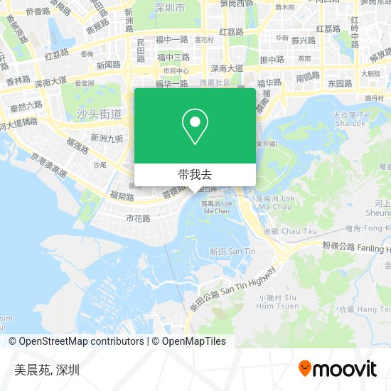 美晨苑地图