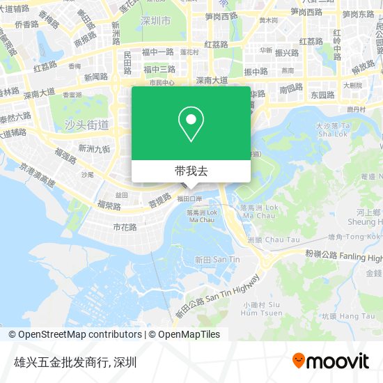 雄兴五金批发商行地图