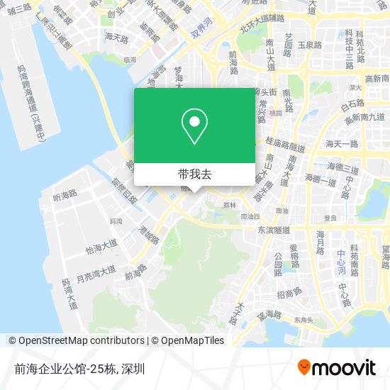 前海企业公馆-25栋地图