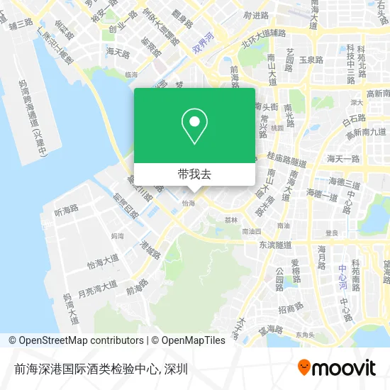 前海深港国际酒类检验中心地图