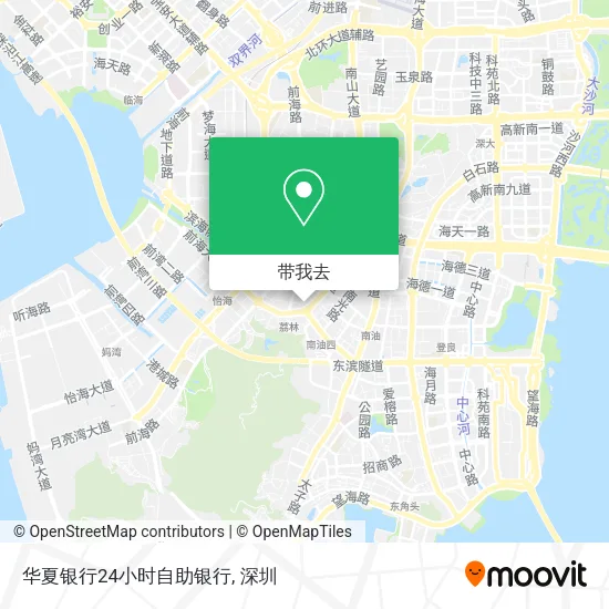 华夏银行24小时自助银行地图