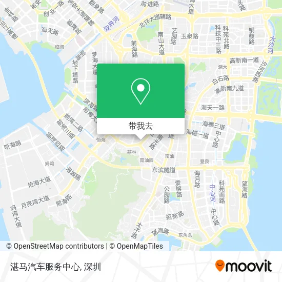 湛马汽车服务中心地图