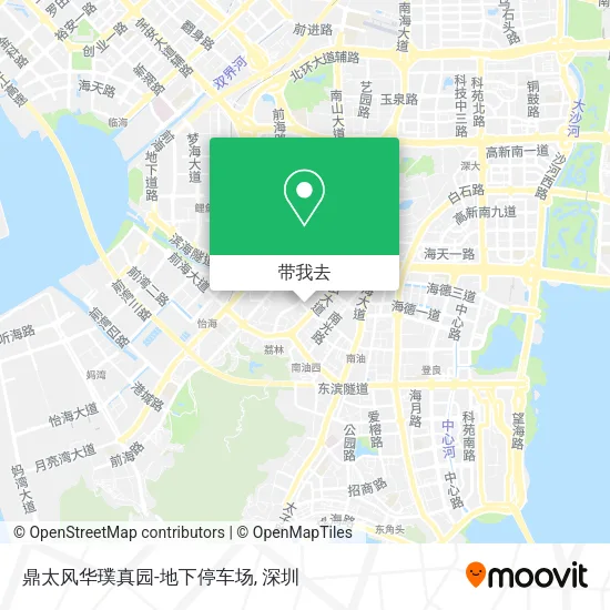 鼎太风华璞真园-地下停车场地图