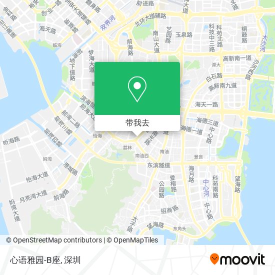 心语雅园-B座地图
