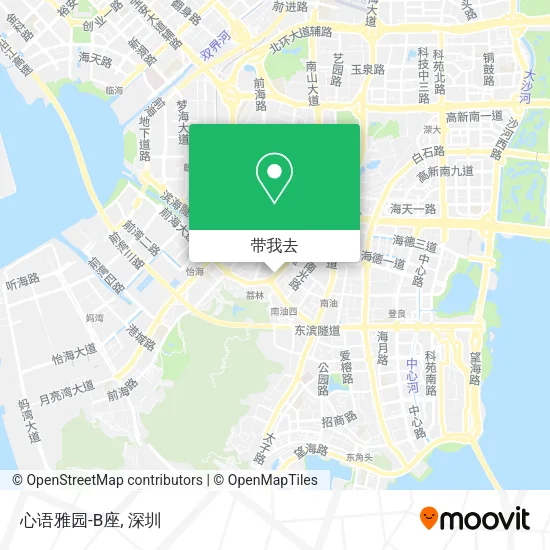 心语雅园-B座地图