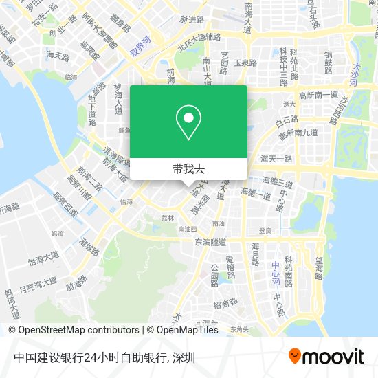 中国建设银行24小时自助银行地图