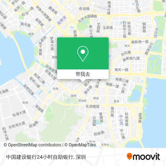 中国建设银行24小时自助银行地图