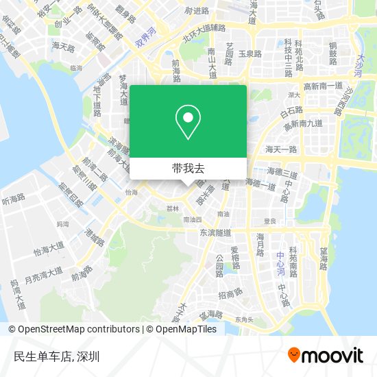 民生单车店地图