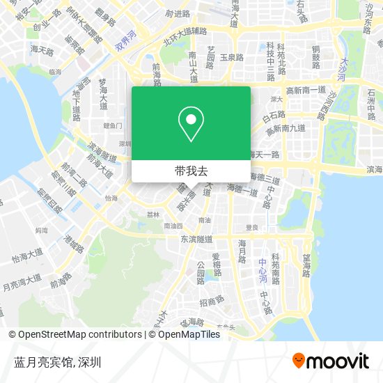 蓝月亮宾馆地图