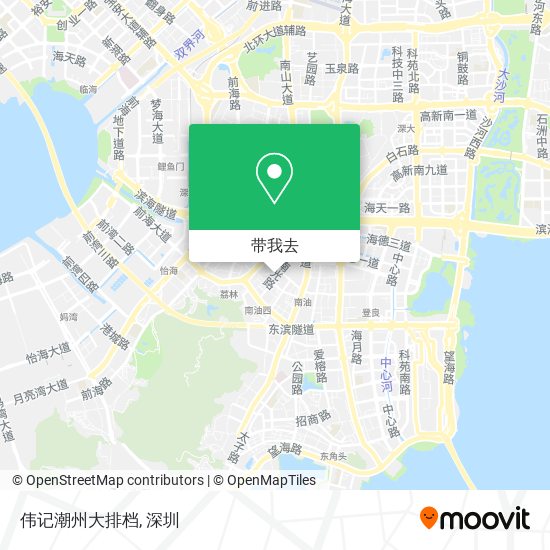伟记潮州大排档地图