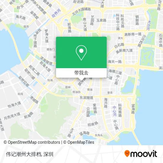 伟记潮州大排档地图