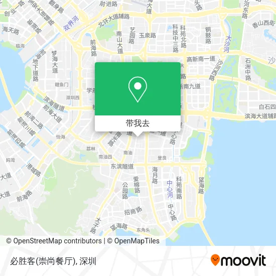 必胜客(崇尚餐厅)地图