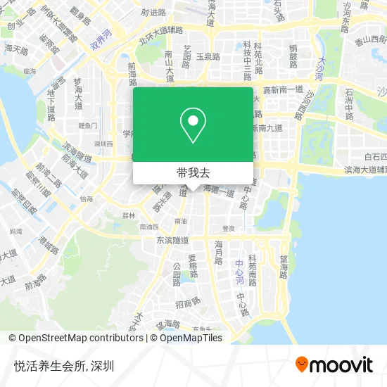 悦活养生会所地图