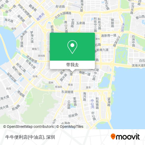 牛牛便利店(中油店)地图