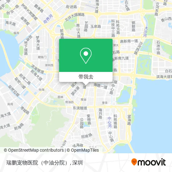 瑞鹏宠物医院（中油分院）地图