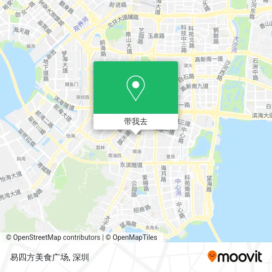 易四方美食广场地图