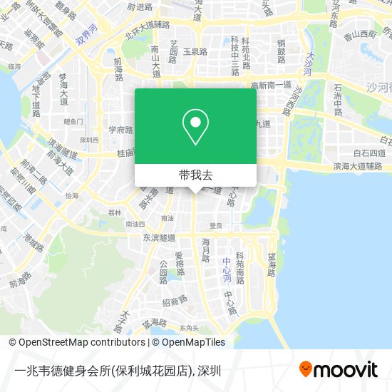 一兆韦德健身会所(保利城花园店)地图