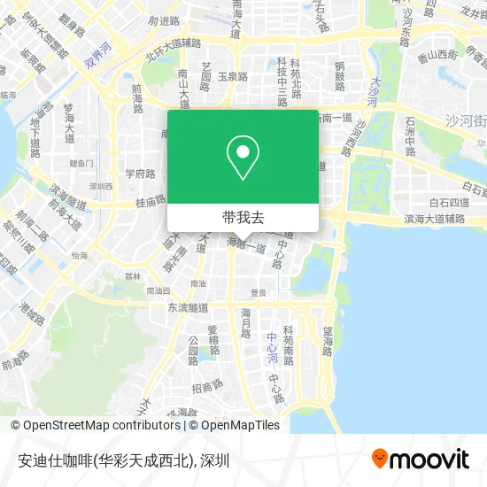 安迪仕咖啡(华彩天成西北)地图