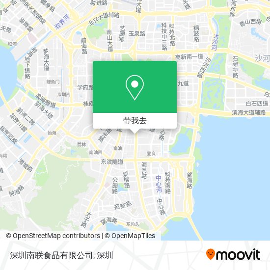 深圳南联食品有限公司地图