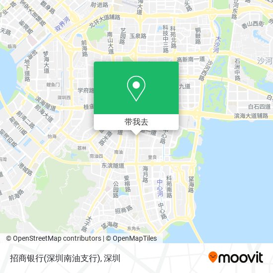 招商银行(深圳南油支行)地图