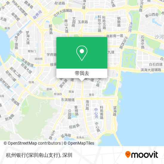 杭州银行(深圳南山支行)地图