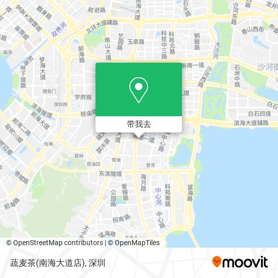 蔬麦茶(南海大道店)地图