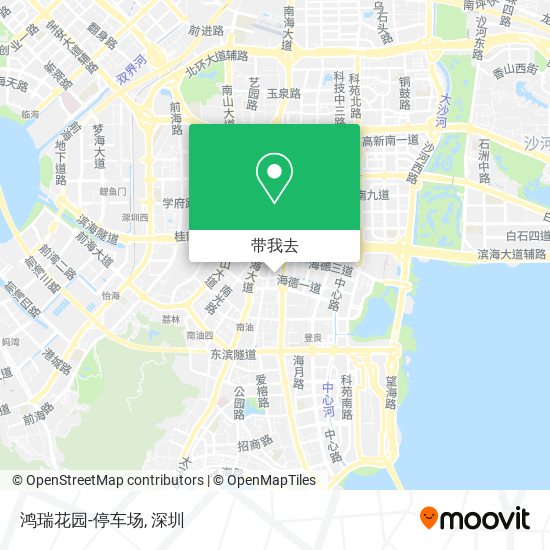 鸿瑞花园-停车场地图