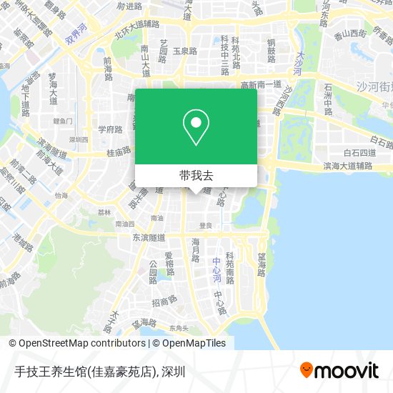 手技王养生馆(佳嘉豪苑店)地图