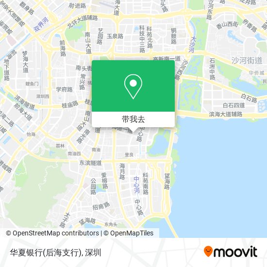 华夏银行(后海支行)地图