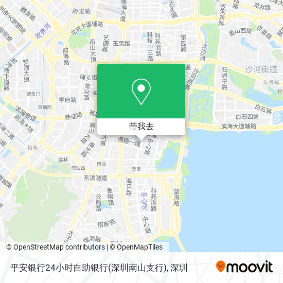 平安银行24小时自助银行(深圳南山支行)地图