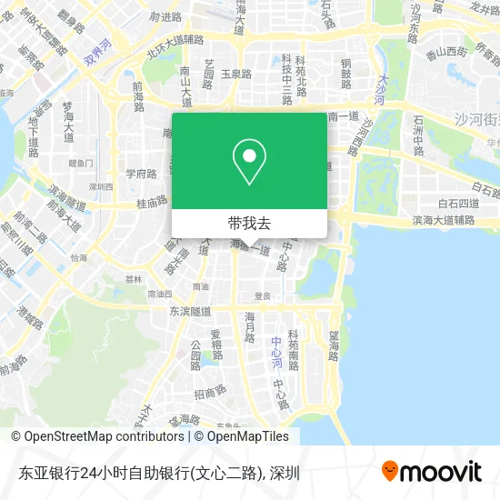 东亚银行24小时自助银行(文心二路)地图