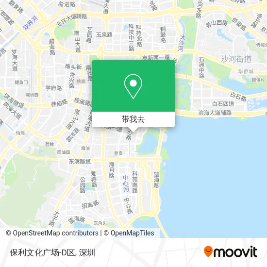 保利文化广场-D区地图
