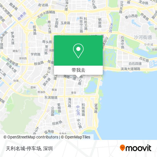 天利名城-停车场地图