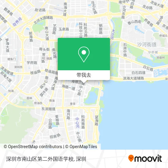 深圳市南山区第二外国语学校地图